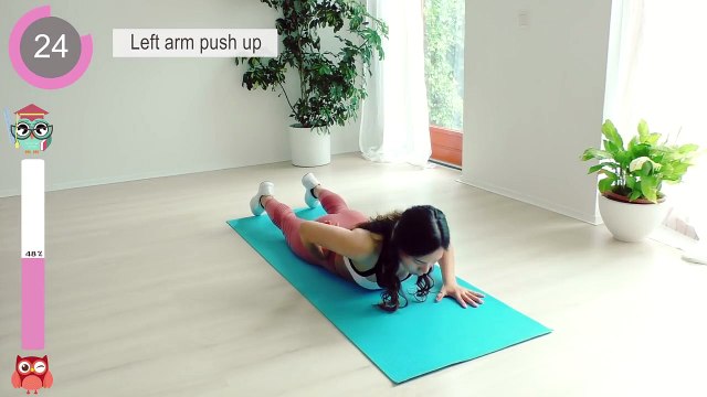 Toned Arms, Chest & Shoulders - At Home Workout No Equipment, BACK TO SCHOOL #2