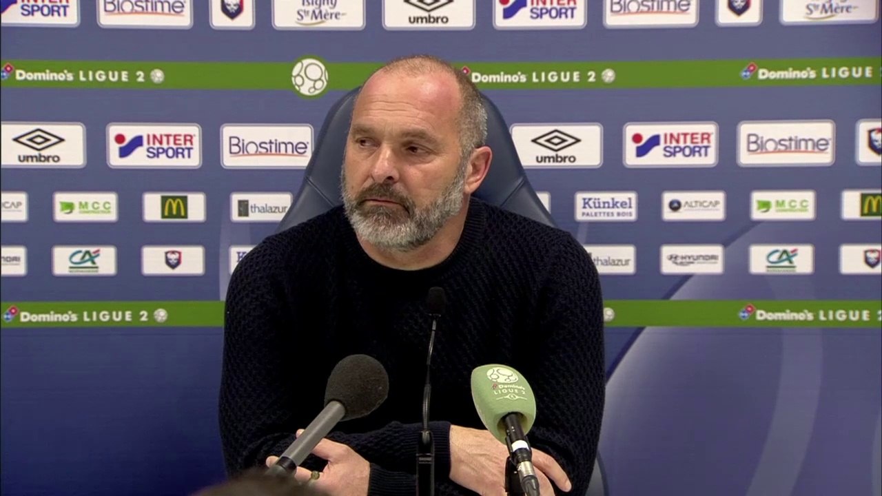 Conférence de presse de Pascal Dupraz après SMCaen / ESTAC Troyes