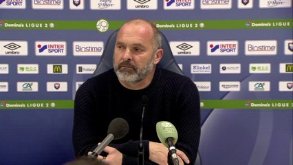 Conférence de presse de Pascal Dupraz après SMCaen / ESTAC Troyes