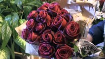 Dondurucu havada çiçekçilerin zorlu 'Sevgililer Günü' mesaisi - KARS