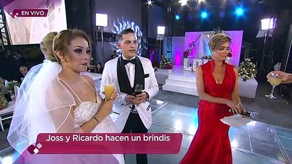 ¡Joss y Ricardo brindaron por su amor en el Día de San Valentín! | Enamorándonos