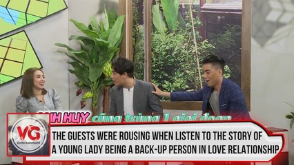 The guests were rousing when listen to the story of a young lady being a back-up person in love relationship