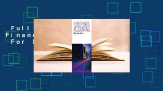 Full E-book  Corporate Financial Accounting  For Kindle