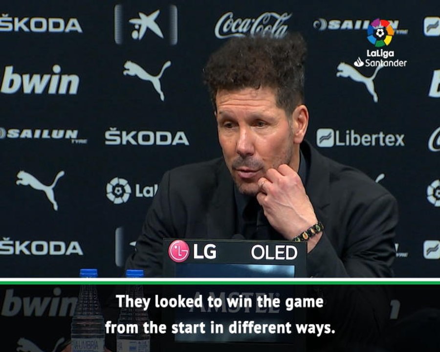 Simeone left frustrated by Atletico's draw at V...