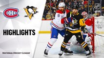 NHL Highlights | Canadiens @ Penguins 2/14/20