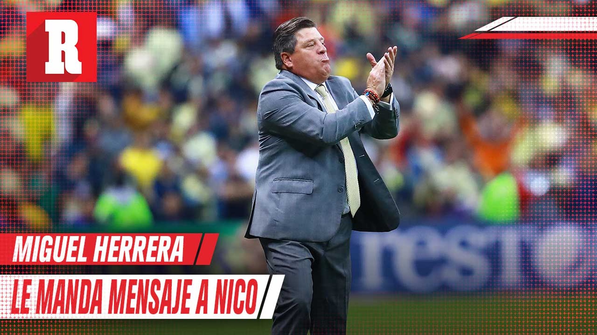 Piojo Herrera felicita a Nico Castillo