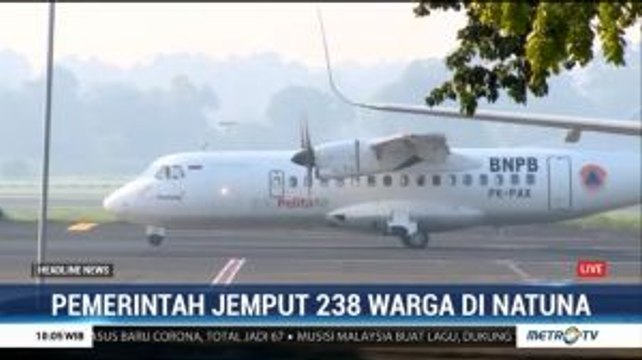 238 WNI di Natuna Dipulangkan Hari Ini, Transit di Jakarta