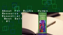 About For Books  Human Resource Management: Essential Perspectives  Best Sellers Rank : #1
