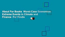 About For Books  Worst-Case Economics: Extreme Events in Climate and Finance  For Kindle