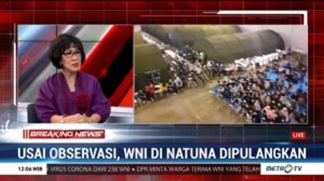 Usai Observasi, WNI di Natuna Dipulangkan