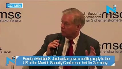 Watch: S Jaishankar's witty reply to Lindsey Graham on Kashmir