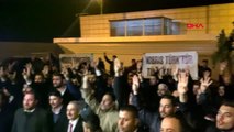 Oktay, kktc'de kıbrıs türk'tür türk kalacak pankartı ile karşılandı