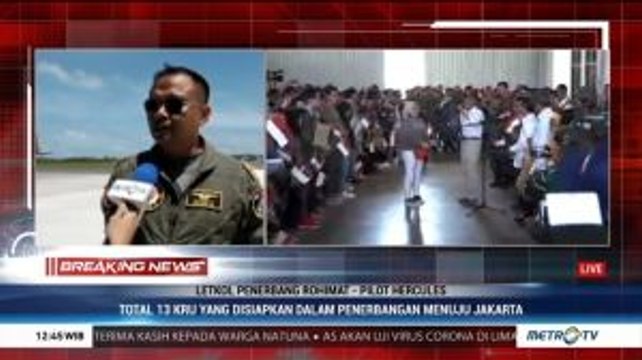 Persiapan Kru Pemulangan WNI dari Natuna