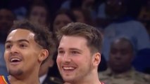 La canasta de Luka Doncic desde el centro del campo en el 'Rising Stars Challenge'