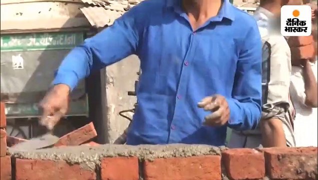 अमेरिकी राष्ट्रपति ट्रम्प को झोपड़पट्‌टी न दिखे, इसके लिए बनाई जा रही 600 मीटर लंबी दीवार