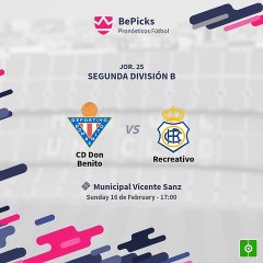 CD Don Benito vs Recreativo Los Numeros.