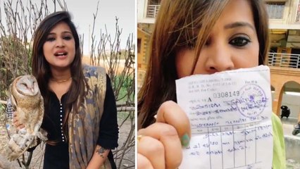 सूरत में लड़की ने उल्लू के साथ बनाया टिकटॉक वीडियो, जुर्माना लगा 25 हजार रुपए, देखिए