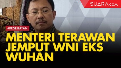 Tiba di Halim Jemput WNI Eks Wuhan, Menteri Terawan : Lunas Saya Jemput-Antar