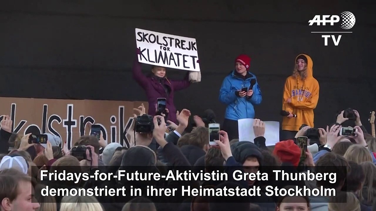 Thunberg: 'Wir befinden uns am Anfang der sechsten Massenausrottung'