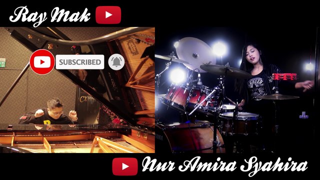 TONES AND I - DANCE MONKEY | Nur Amira Syahira X Ray Mak