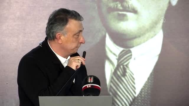 Beşiktaş Kulübü Başkanı Ahmet Nur Çebi, Divan Kurulu Toplantısı'nda konuştu (1)
