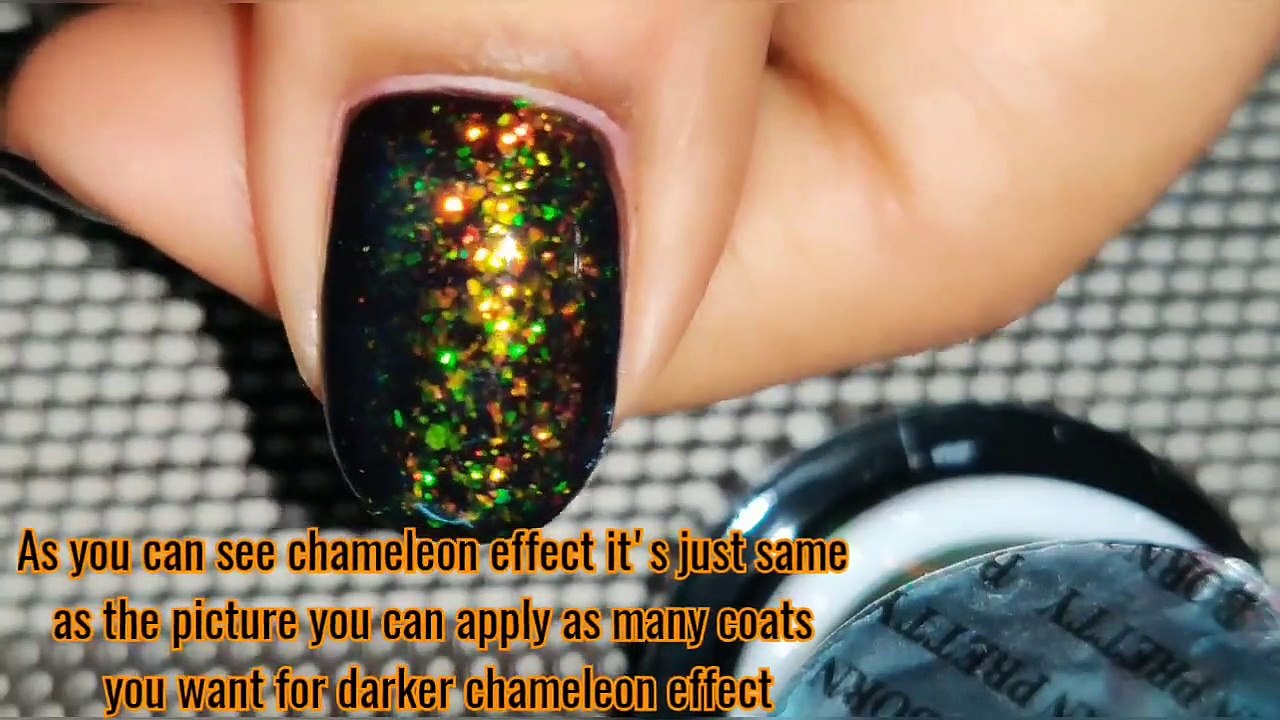 Chameleon gel nailart | born pretty chameleon gel
