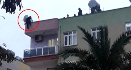 Ayrı yaşadığı eşi gönderdiği çiçeği kabul etmeyince intihara kalkıştı