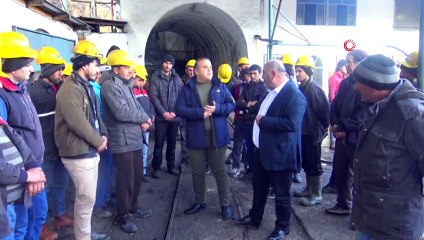 Kömür Ocağı İşçilerinden Sözünü Tutan Patrona Teşekkür