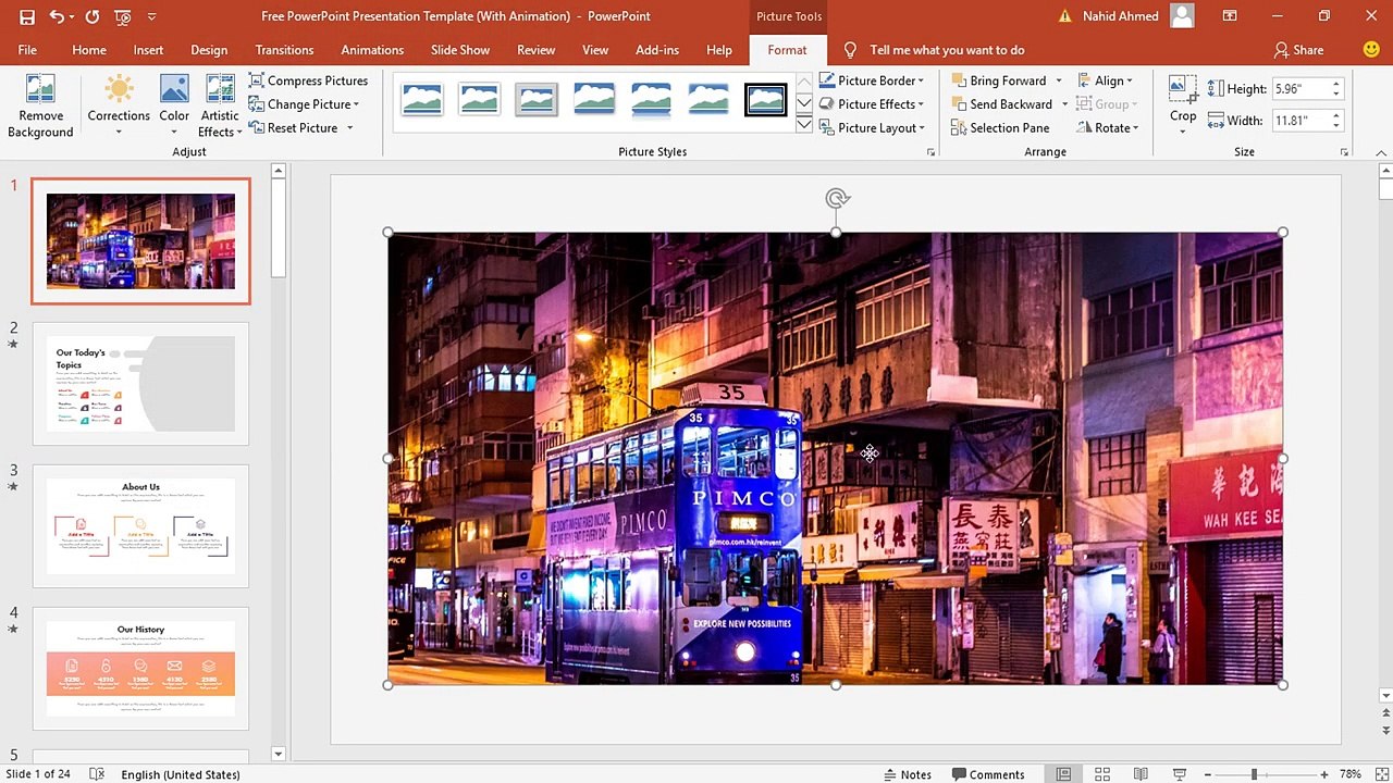 Animated PowerPoint Slide Editing Tutorial @PS