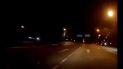 Meteorun düşme anı böyle görüntülendi!