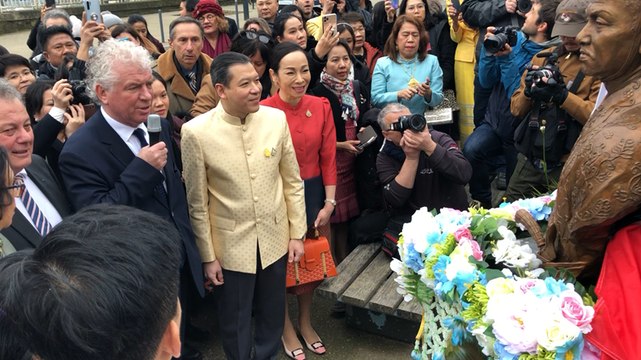 Inauguration « historique » du buste de l’ambassadeur de Siam, 333 ans après