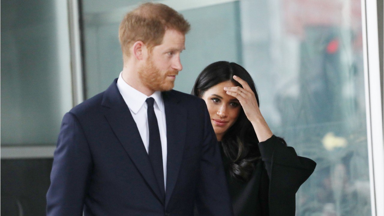 Prince Harry and Meghan Close Buckingham Palace Office