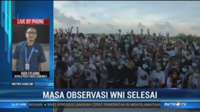 Masa Observasi WNI di Natuna Selesai