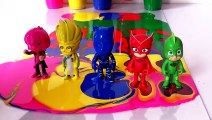 Learn Colors With Animal - pjmasks Wrong Heads, Learn Colors with Pj Masks Painting Oddbods Beads Surprise Toys