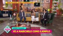 Jorge D'Alessio orgulloso del cambio físico de su esposa Marichelo