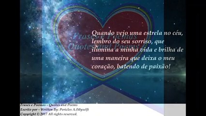 Quando vejo uma estrela no céu, lembro do seu sorriso! [Frases e Poemas]