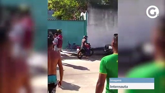 População desesperada após queda de avião em Guarapari