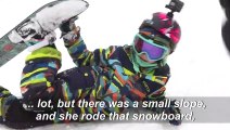 At six, Russian snowboarding prodigy is flying high