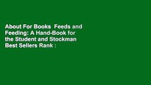 About For Books  Feeds and Feeding: A Hand-Book for the Student and Stockman  Best Sellers Rank :