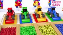 Learn Colors With Animal - Colors With Street Vehicles Balls Cartoon Sports Cars