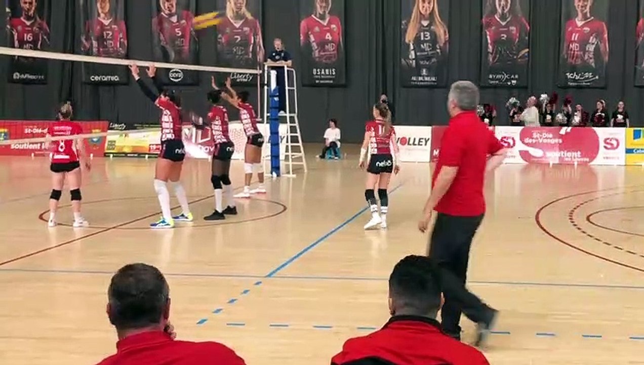 Volley-ball : le point qui envoie les Louves de Saint-Dié en play-off d’Elite