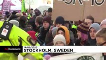 Milhares de jovens com Greta Thunberg na marcha pelo clima