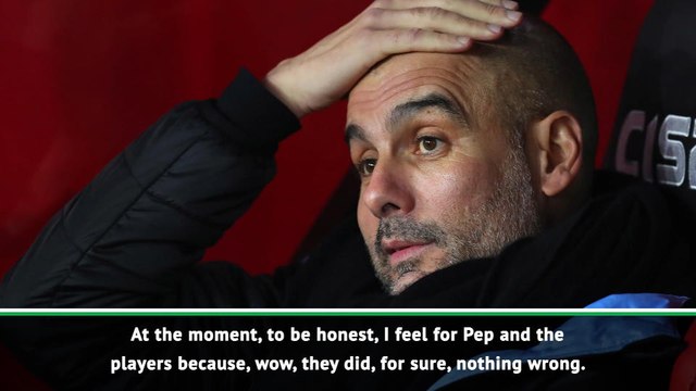 Klopp feels sorry for Guardiola