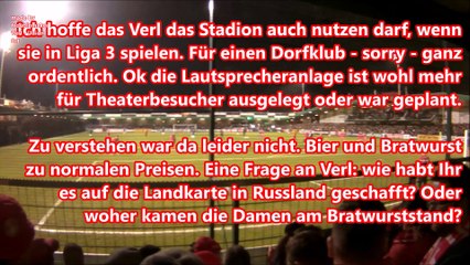 SV Verl Union Berlin Achtelfinale Bericht aus dem Stadion