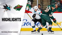 Minnesota Wild vs. San Jose Sharks - Game Highlights