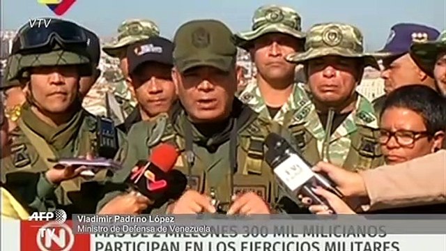 Venezuela hace ejercicios militares y EEUU condena detención de tío de Guaidó