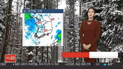 [날씨] 하루사이 한겨울…추위 속 충청, 호남 20cm 폭설