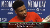 Does Giannis support Real Madrid or Barcelona?