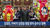 김정은, 김정일 생일 맞아 금수산 참배…22일 만에 등장