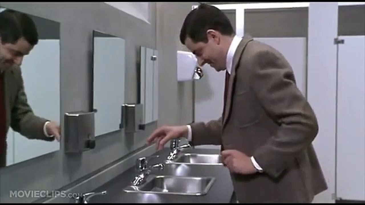 Bean (4_12) Movie CLIP - Bathroom Mishap (1997) HD(360P)